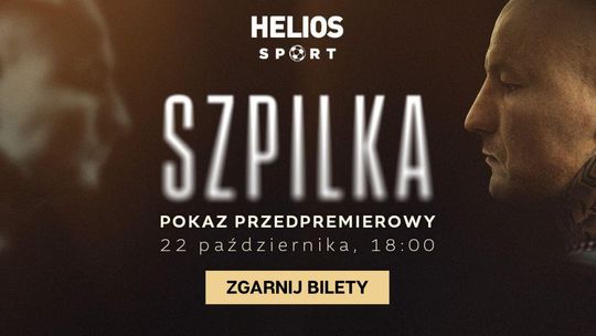 Zdjęcie przedstawia grafikę z przedpremierowym filmem w Kinie Helios