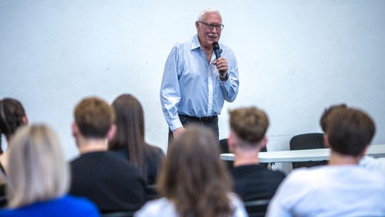 Władysław Kozakiewicz spotkał się z młodzieżą w Gorlicach