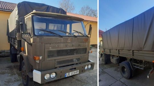 zdjęcie przedstawia samochód ciężarowy