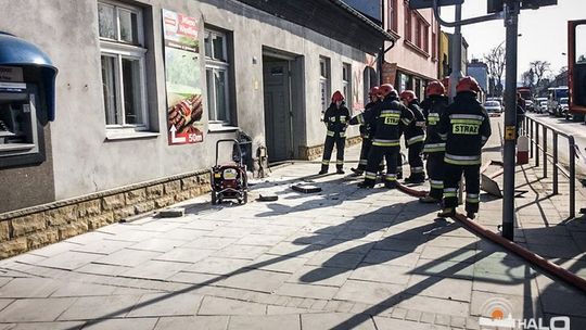 Wybuch skrzynki rozdzielczej na Zawodziu