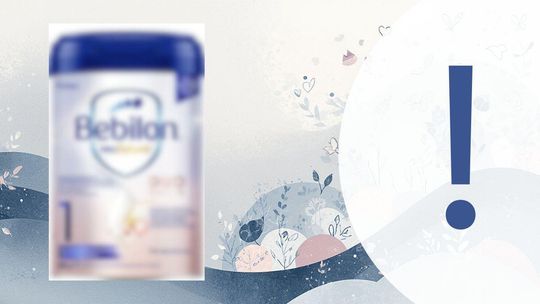 Zdjęcie przedstawia mleko modyfikowane