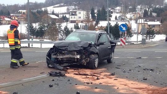 Wypadek w Bieczu. Dziecko w szpitalu.