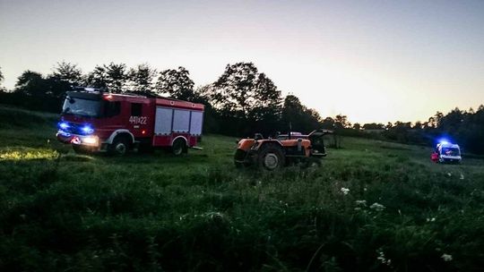 Wypadek z ciągnikiem w roli głównej