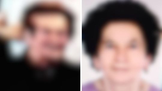 dwa portrety starszej kobiety