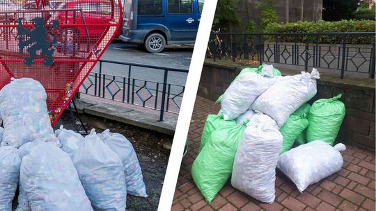 Zakrętki z gorlickiego serduszka zostały przekazane rodzicom chorego Kubusia