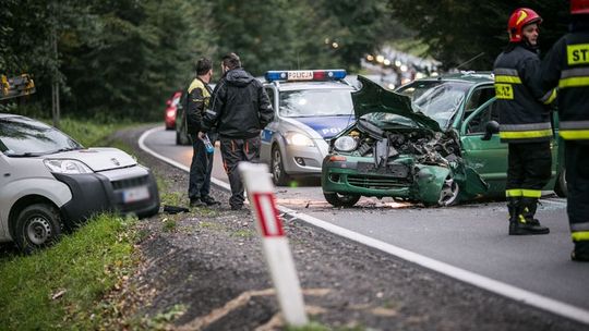 Zderzenie pojazdów na ul. Dukielskiej