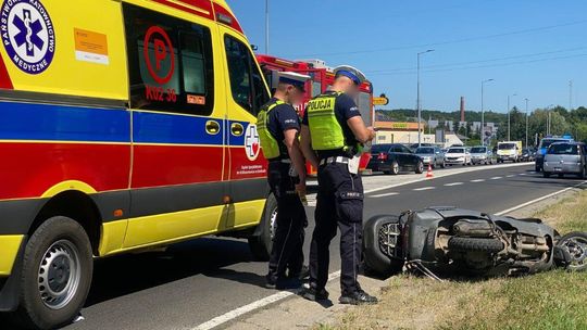 Zderzenie pojazdów na ul. Parkowej w Gorlicach. Są utrudnienia w ruchu [FOTO]