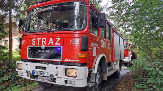 zdjęcie przedstawia samochód straży pożarnej