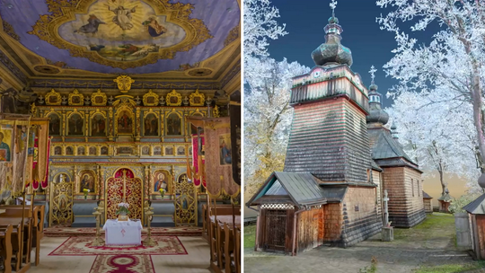 Zjawiskowa drewniana cerkiew prawosławna w Hańczowej. Byliście? To zobaczcie! [VIDEO]