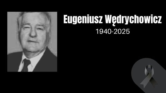 Zmarł Eugeniusz Wędrychowicz zdjęcie przedstawia czarno-białe zdjęcie mężczyzny