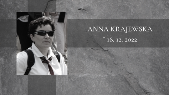 Zmarła Anna Krajewska. Dziś odbędzie się jej pogrzeb