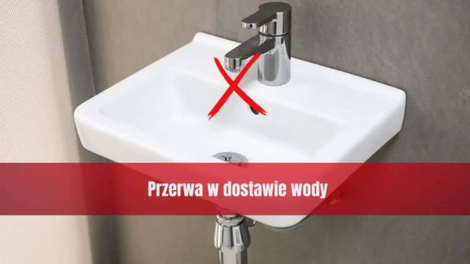 Przerwa w dostawie wody - jak długo potrwa?