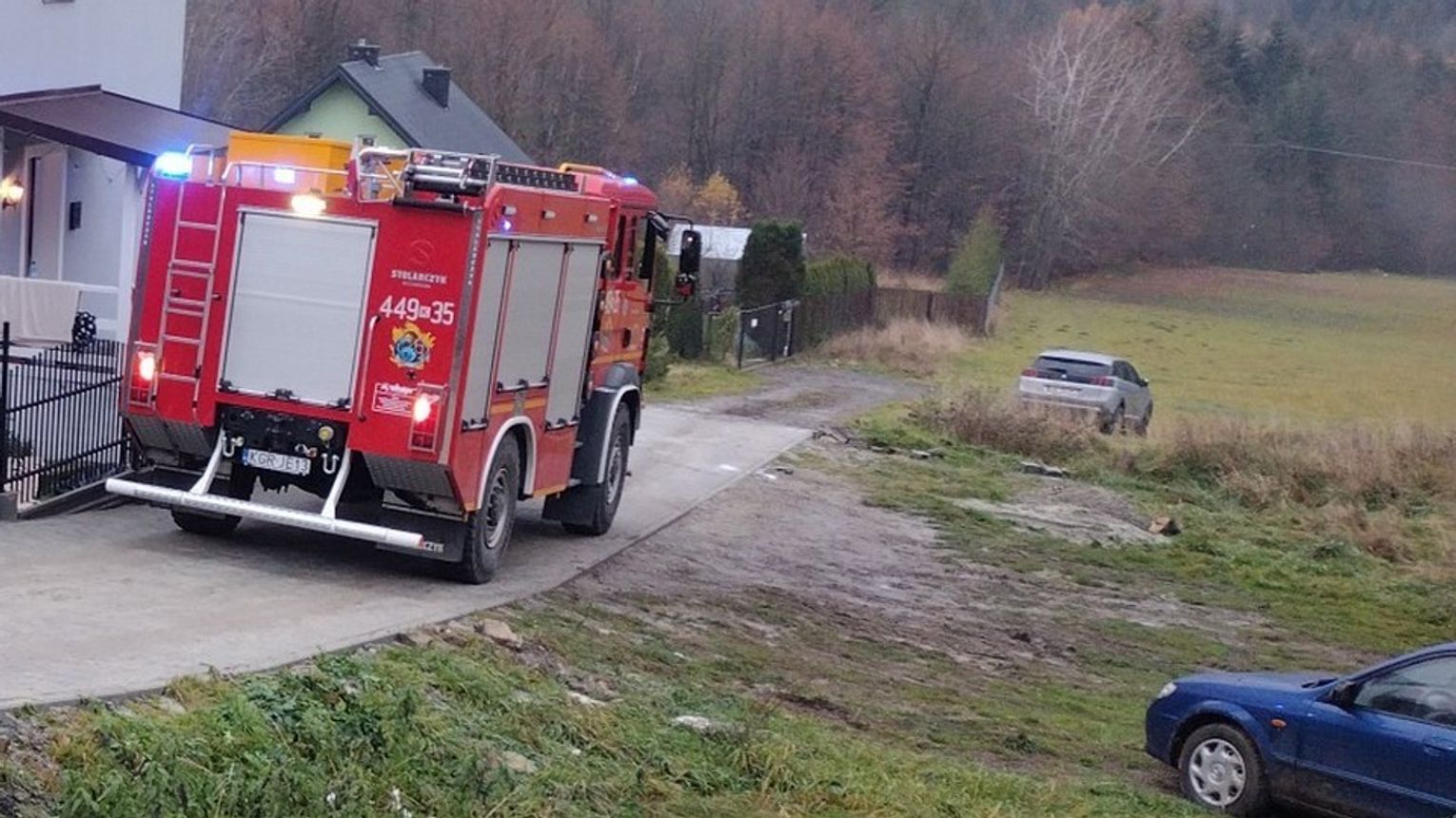 Klimkówka Pożar W Domu Jednorodzinnym Aktualizacja 0390