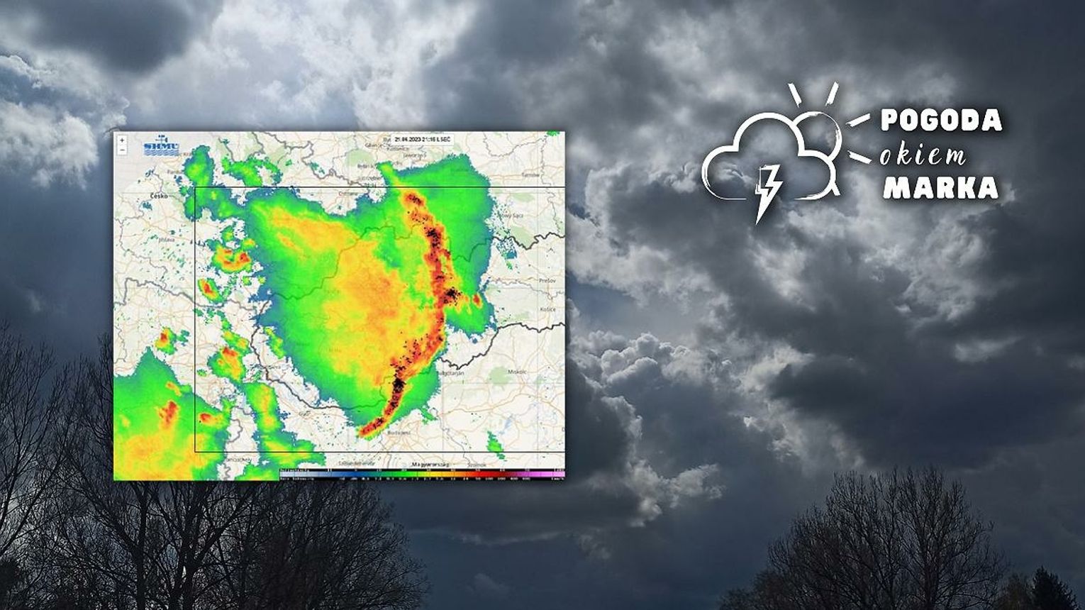 Dziś uważajmy na gwałtowne burze POGODA OKIEM MARKA
