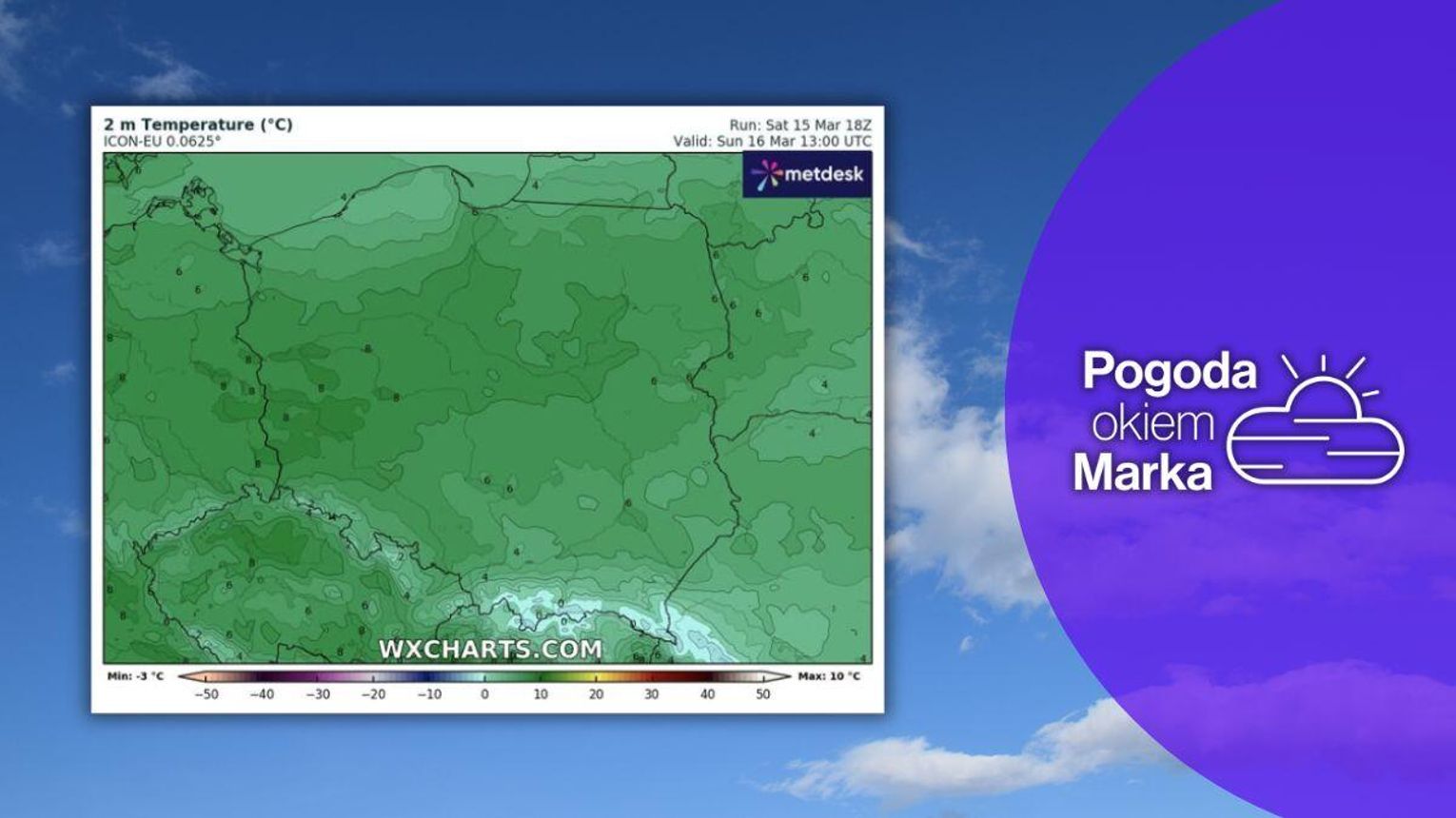 W niedzielę poprawa pogody [POGODA OKIEM MARKA]