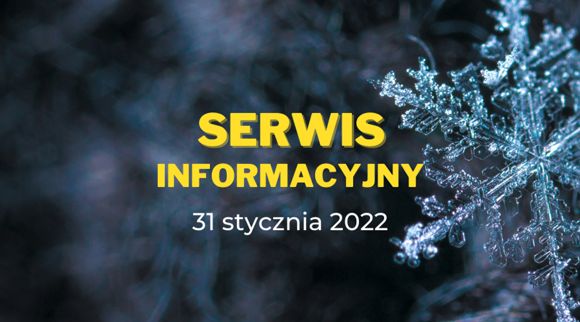 31 stycznia 2022 | serwis informacyjny - wichury w Gorlickiem