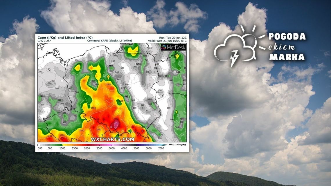 Będzie upalnie i możliwe są burze [POGODA OKIEM MARKA]