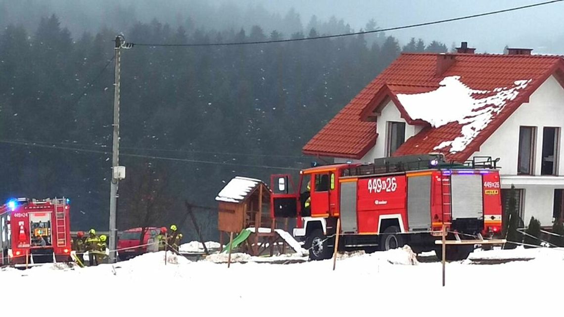 Biecz. Pożar w budynku mieszkalnym [FOTO/AKTUALIZACJA]