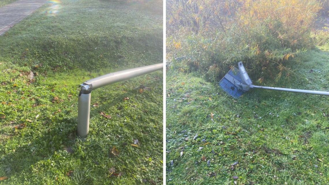 Biecz. Zniszczenia na promenadzie. Sprawą zajmuje się policja Zniszczenia na bieckiej promandzie
