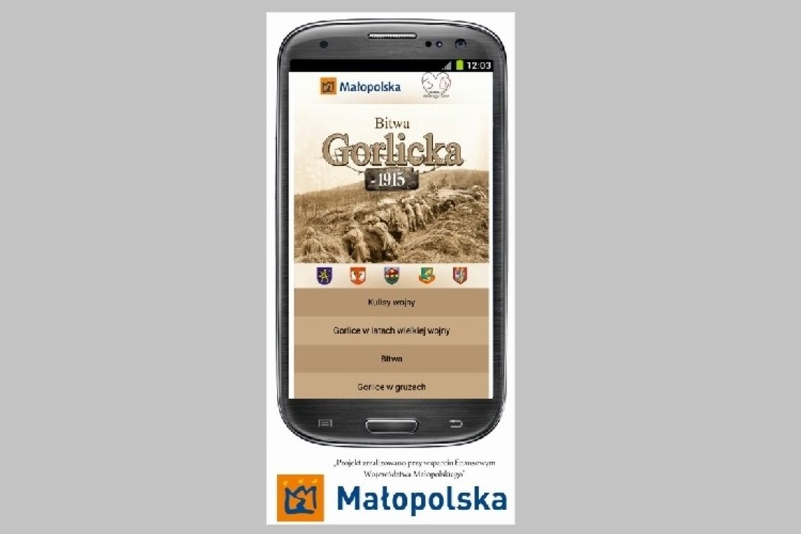 Bitwa Gorlicka 1915 w mobilnej aplikacji