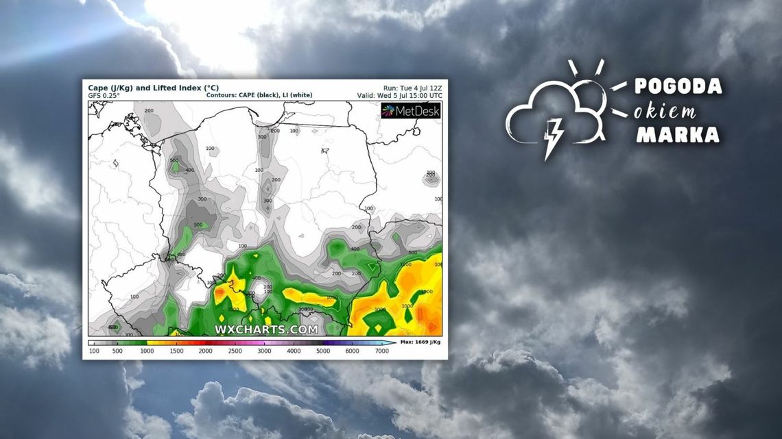 Dziś sytuacja w pogodzie będzie dynamiczna [POGODA OKIEM MARKA/AKTUALIZACJA]