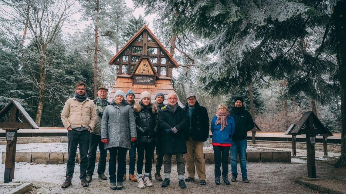 Uczestnicy projektu podczas wycieczki terenowej