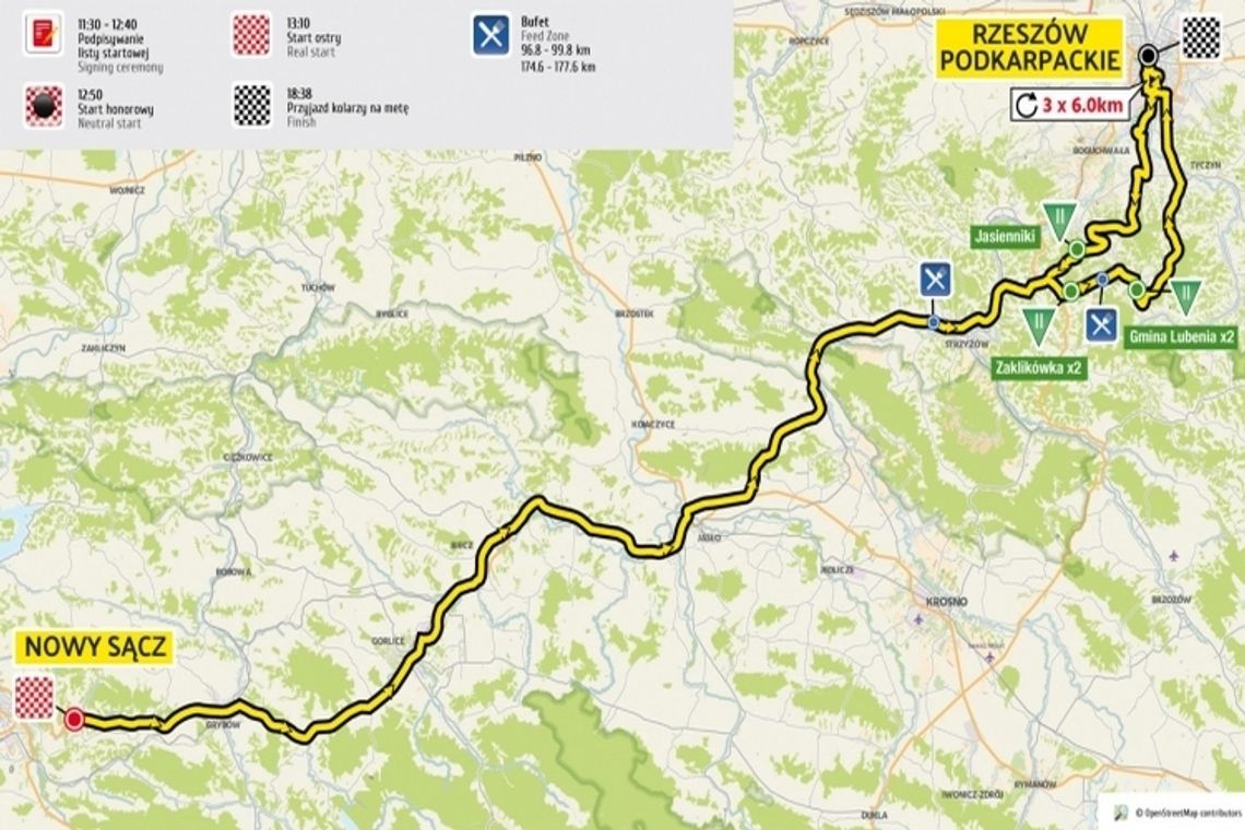 Gorlice na trasie Tour de Pologne