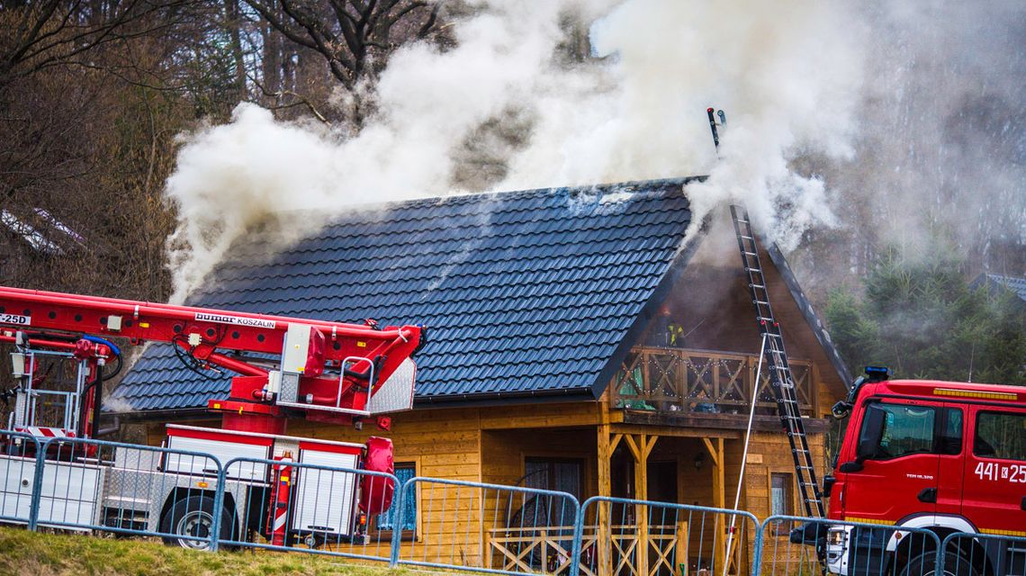 Pożar budynku