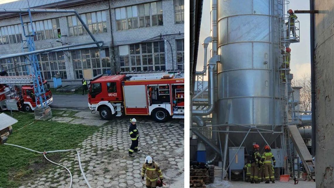 zdjęcie przedstawia samochód straży pożarnej