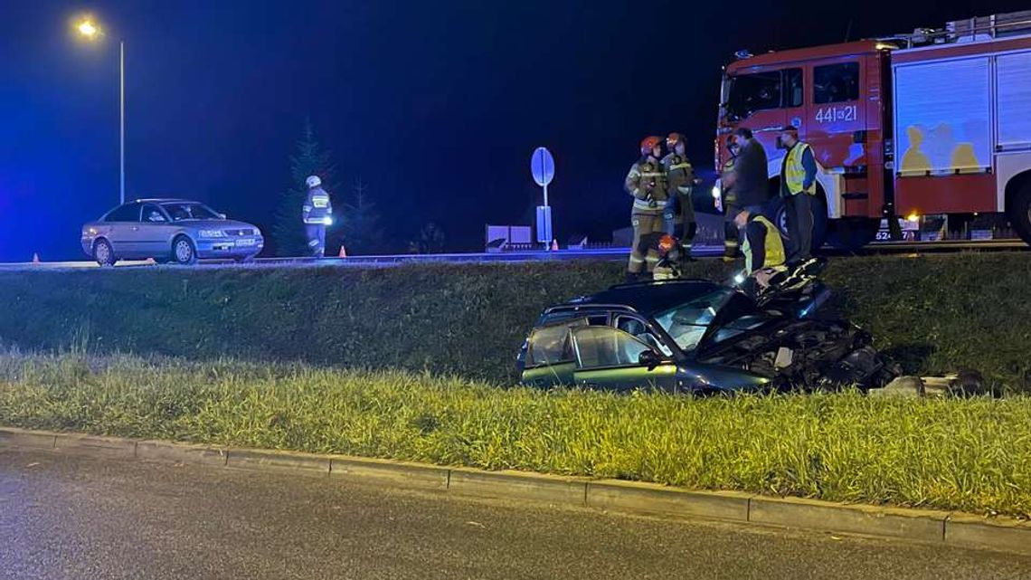 Gorlice. Audi roztrzaskało się w rowie [AKTUALIZACJA]