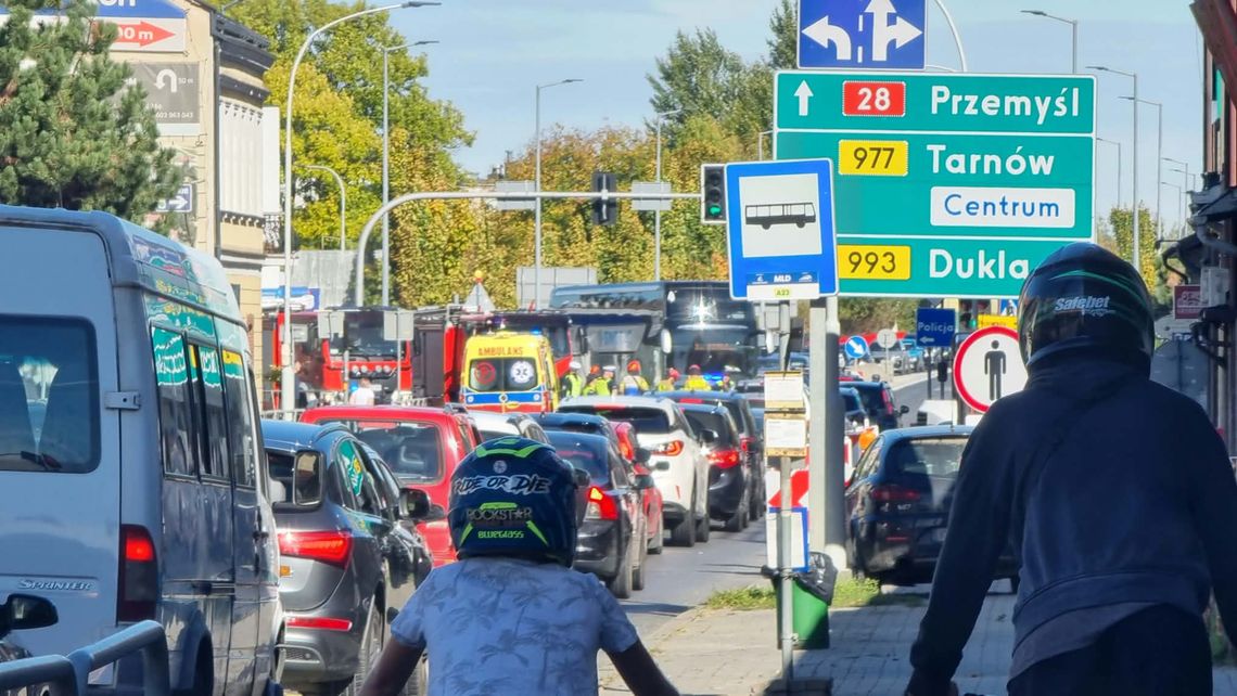 Gorlice. Zderzenie osobówek na Zawodziu [FOTO]