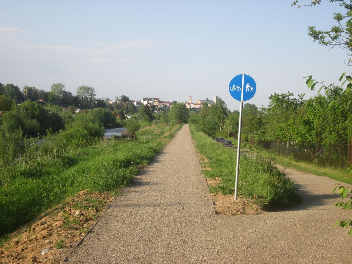 Gotowy jest już jeden odcinek ścieżki rowerowej