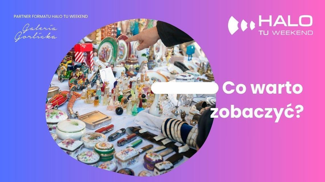 zdjęcie przedstawia plakat zapowiadający wydarzenia na weekend
