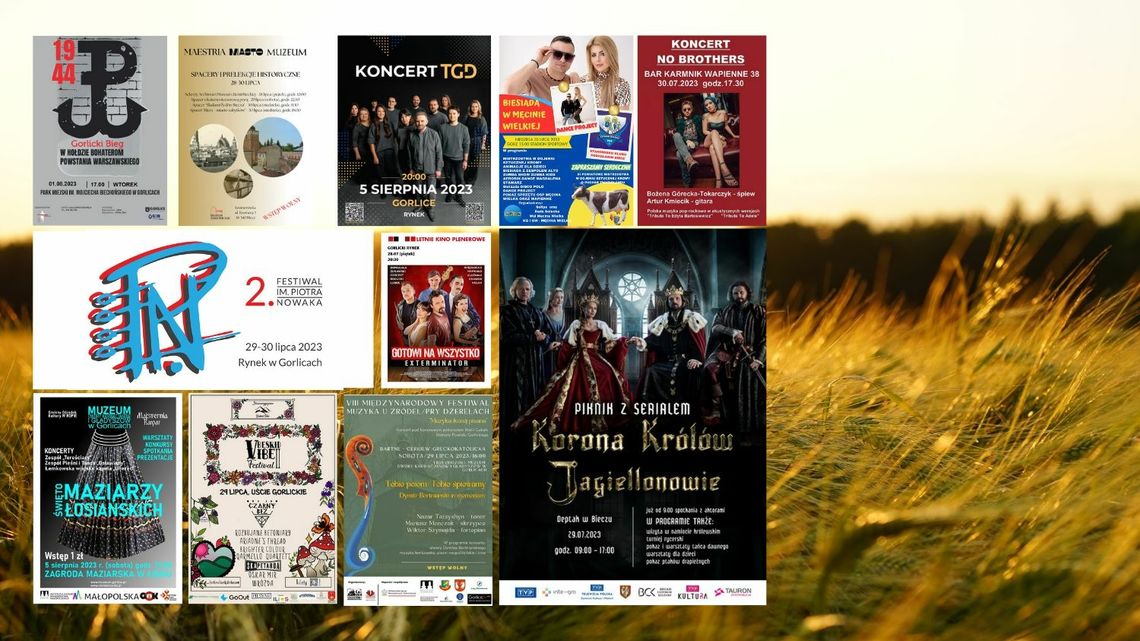 Halo tu weekend! Festiwale, wernisaże, Biesiada w Męcinie Wielkiej i letnie kino plenerowe