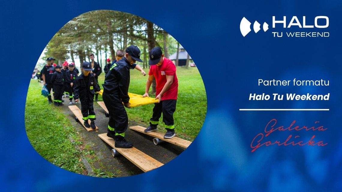 zdjęcie przedstawia plakat zapowiadający wydarzenia na weekend