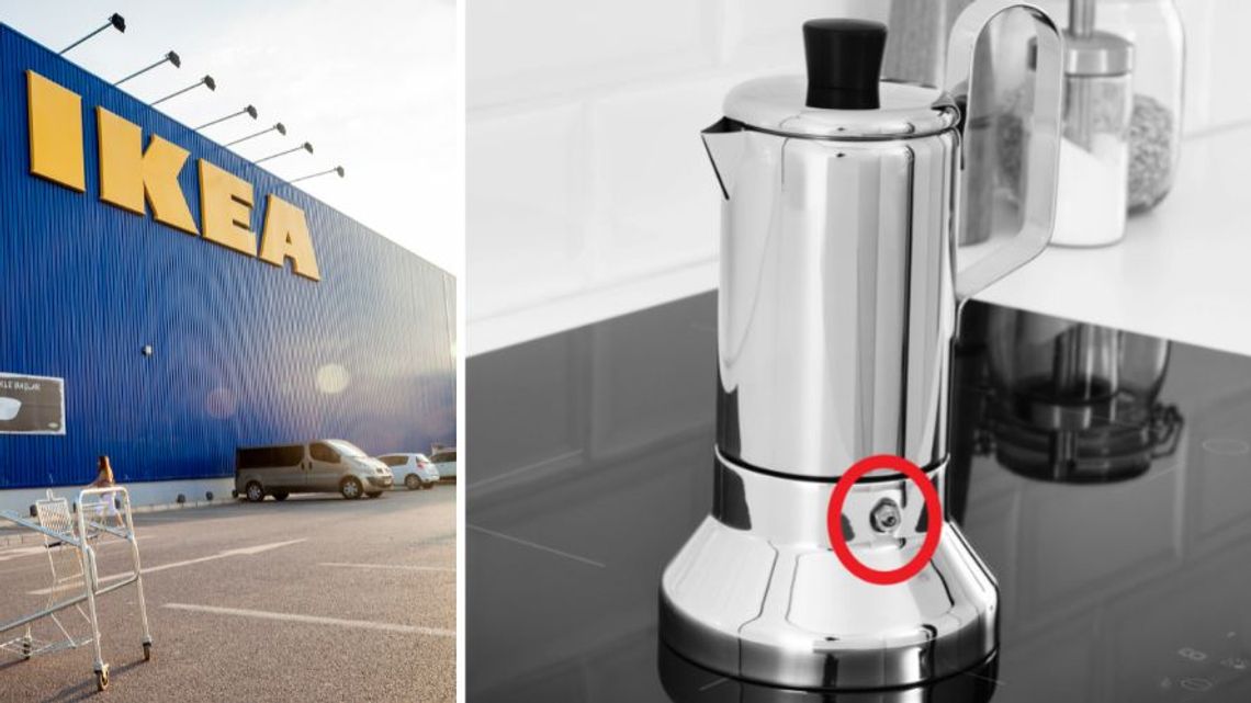 IKEA. Ważny komunikat dla bezpieczeństwa klientów – istnieje ryzyko wybuchu kawiarki