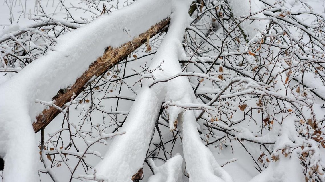 Intensywne opady paraliżują powiat