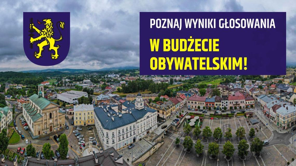 widok z drona na centrum Gorlic