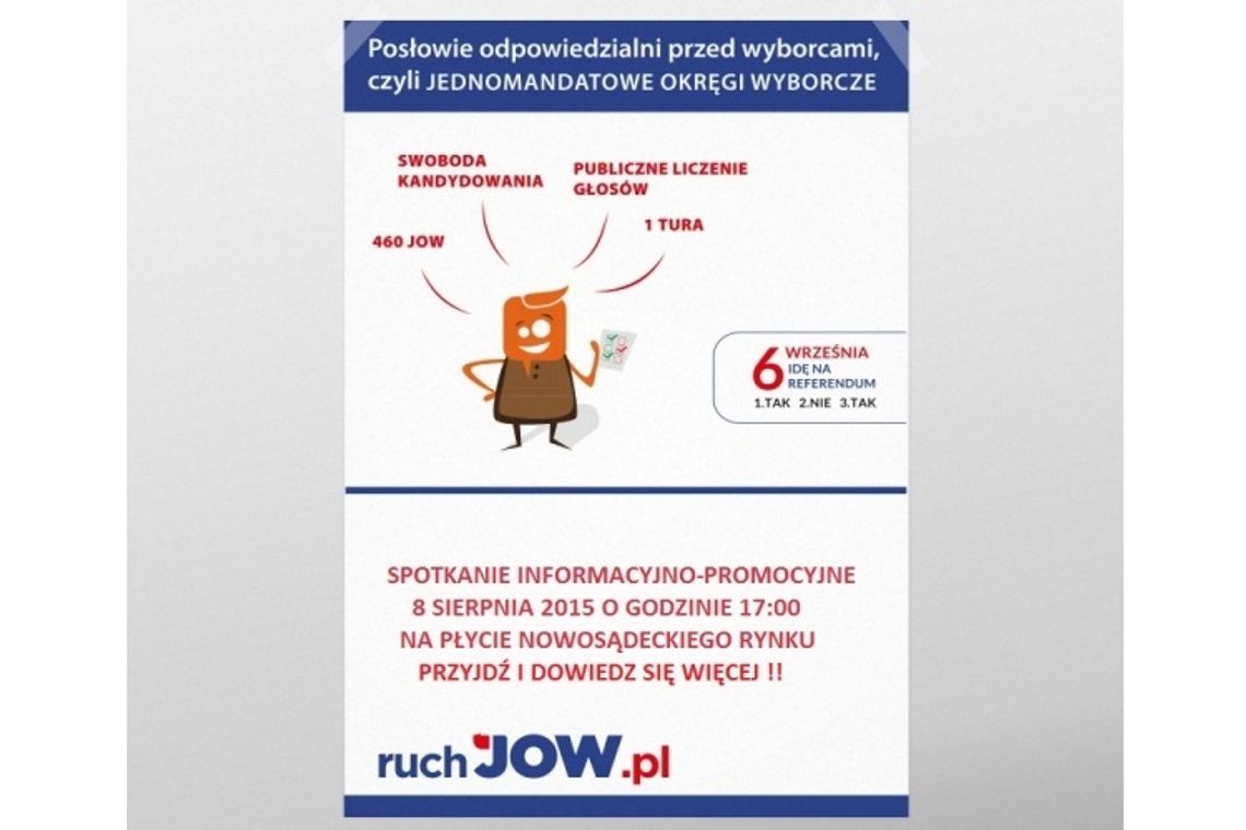 JOW, czyli jednomandatowe okręgi wyborcze