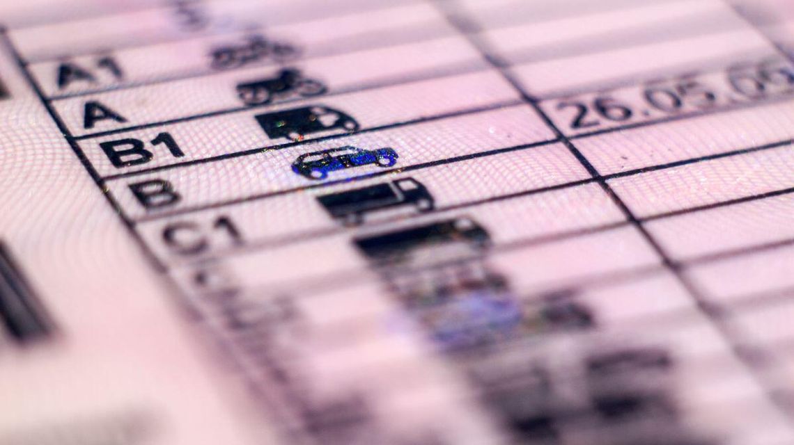 zdjęcie przedstawia blankiet prawa jazdy