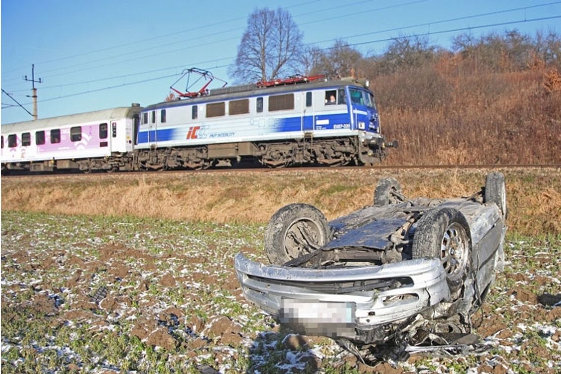 Kierujący miał wiele szczęścia