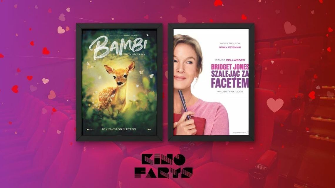 Plakaty filmów wyświetlanych w kinie Farys w Bieczu