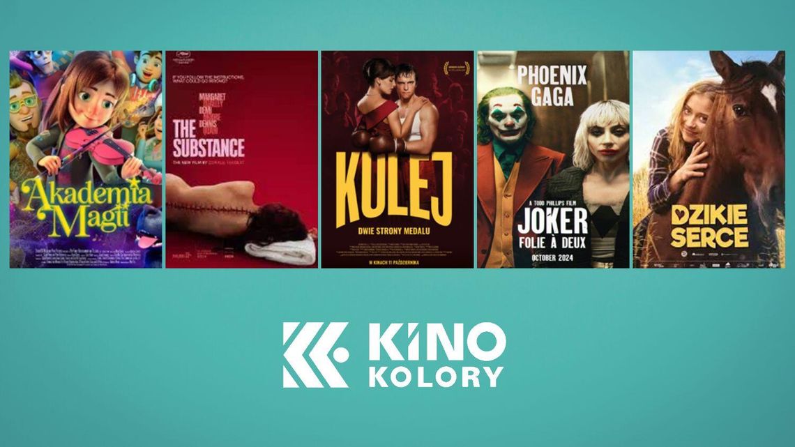 Plakaty filmów wyświetlanych w Kinie Kolory w Gorlicach