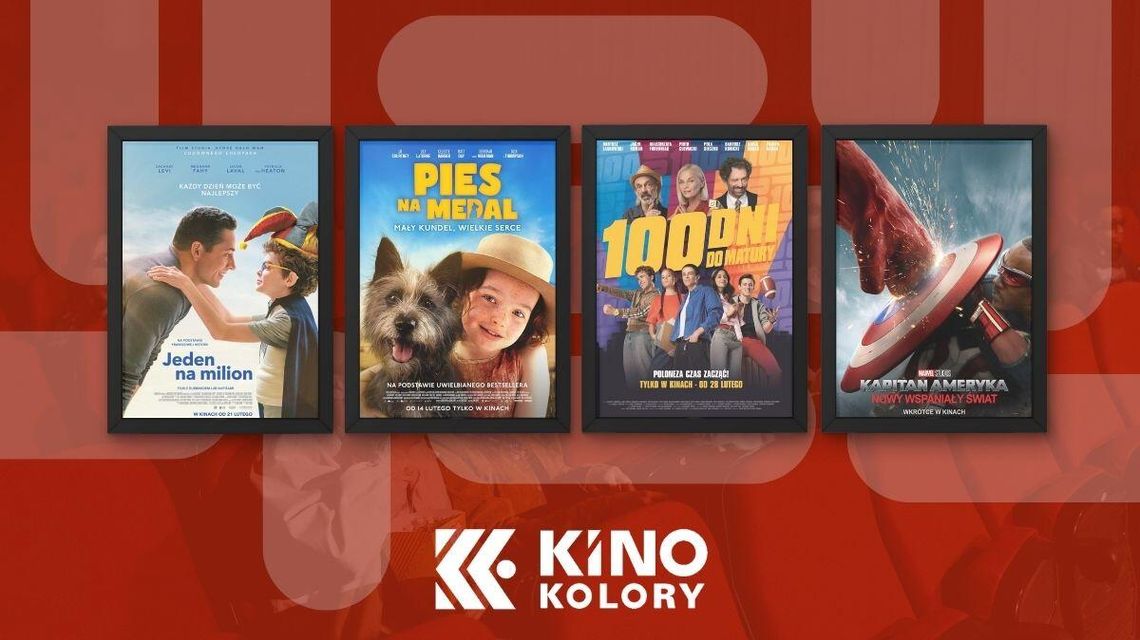 Plakaty filmów wyświetlanych w Kinie Kolory w Gorlicach