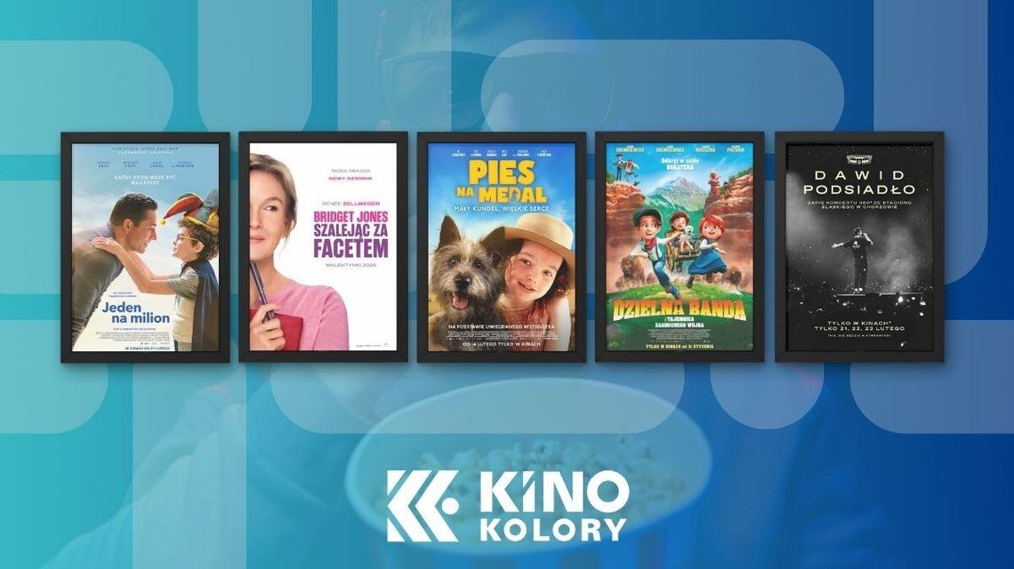 Plakaty filmów wyświetlanych w Kinie Kolory w Gorlicach