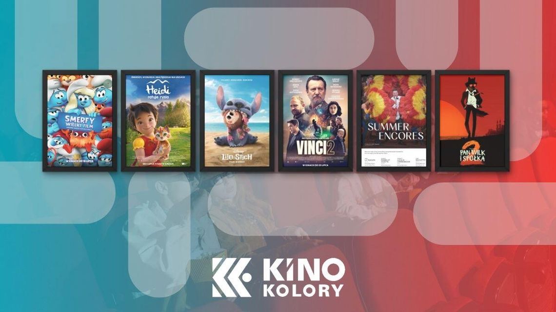 Plakaty filmów wyświetlanych w Kinie Kolory w Gorlicach