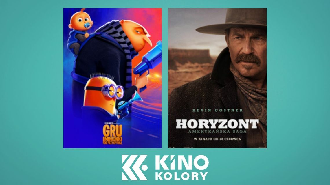 Plakaty filmów wyświetlanych w Kinie Kolory w Gorlicach