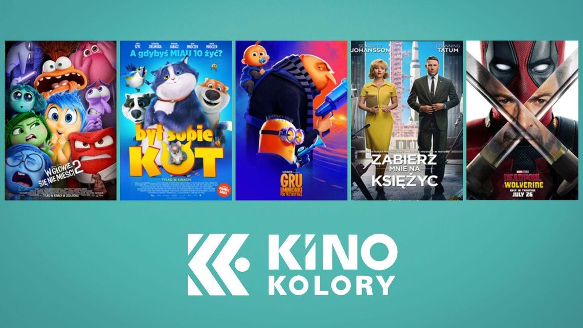 Plakaty filmów wyświetlanych w Kinie Kolory w Gorlicach