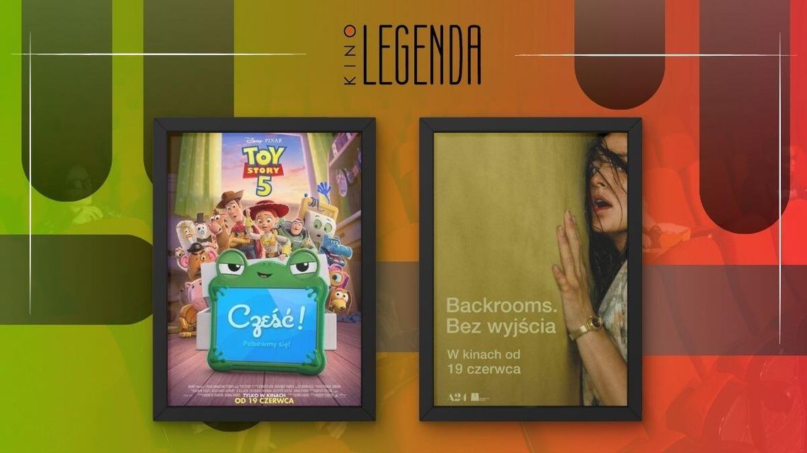 Zdjęcie przedstawia plakaty filmów wyświetlanych w kinie Legenda w Gorlicach
