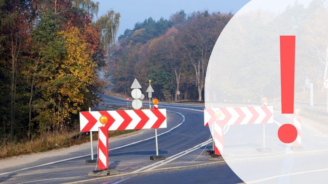 Zdjęcie przedstawia remontowaną ulicę